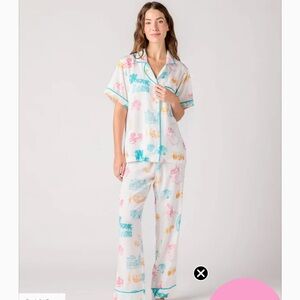 Katie Kime San Antonio Toile Pajama Pants Set